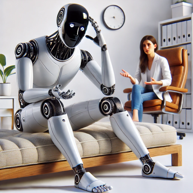 Robot in therapy illustration